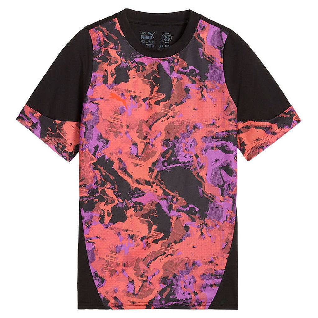 Puma T-shirt - IndividualCUP Jr - Sort m. Print