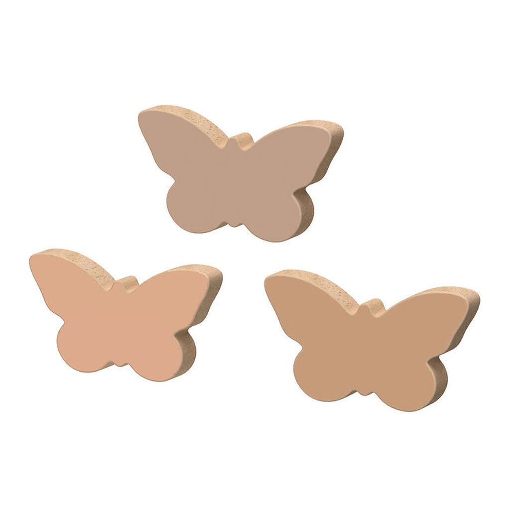 Cam Cam Træknager - 3-pak - Sommerfugl