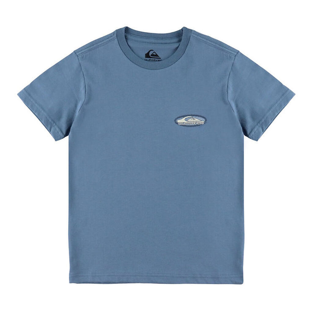 Quiksilver T-shirt - Evo Border Lines - China Blue