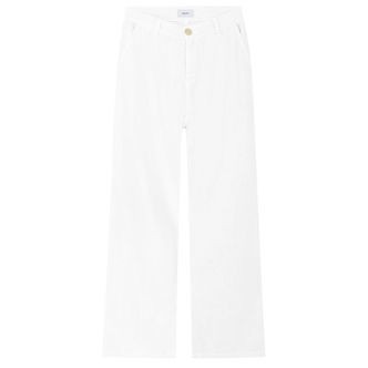 Grunt Bukser - Hudai - Hør/Viskose - Hvid