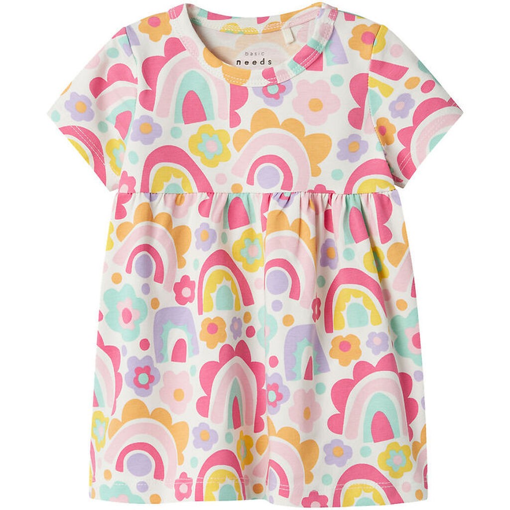 Name It Kjole - NbfVandora - Jet Stream m. Regnbuer