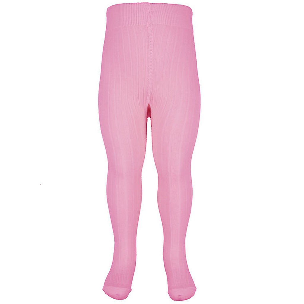 Joha Strømpebukser - Rib - Uld - Rosa