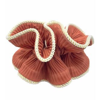 By Stær Scrunchie - Lilje - Rustbrun