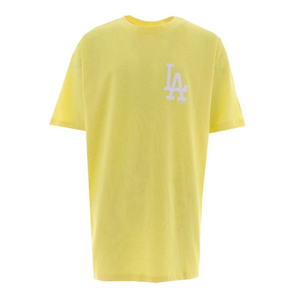 New Era T-Shirt - Pastel Yellow - Los Angeles Dodgers