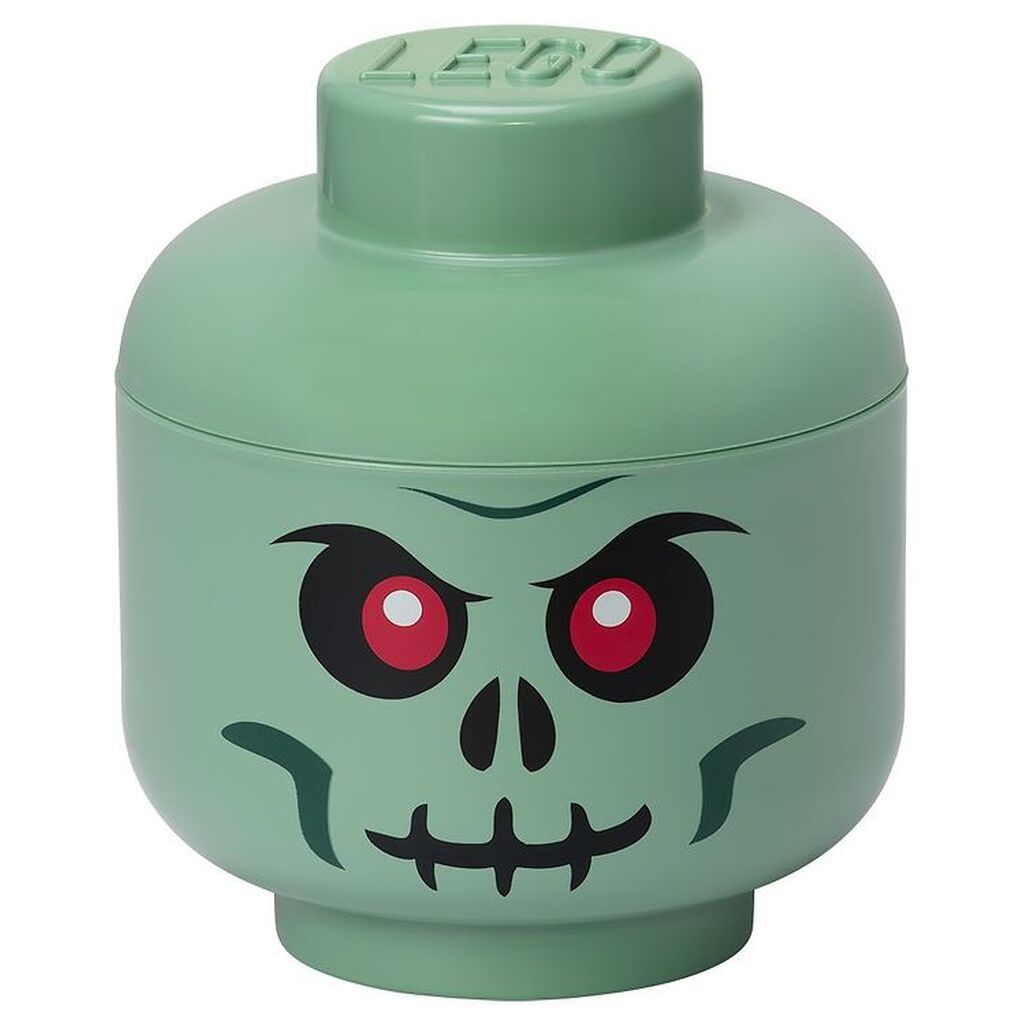 LEGOÂ® Storage Opbevaringsboks - Lille - Hoved - 19 cm - Skelet