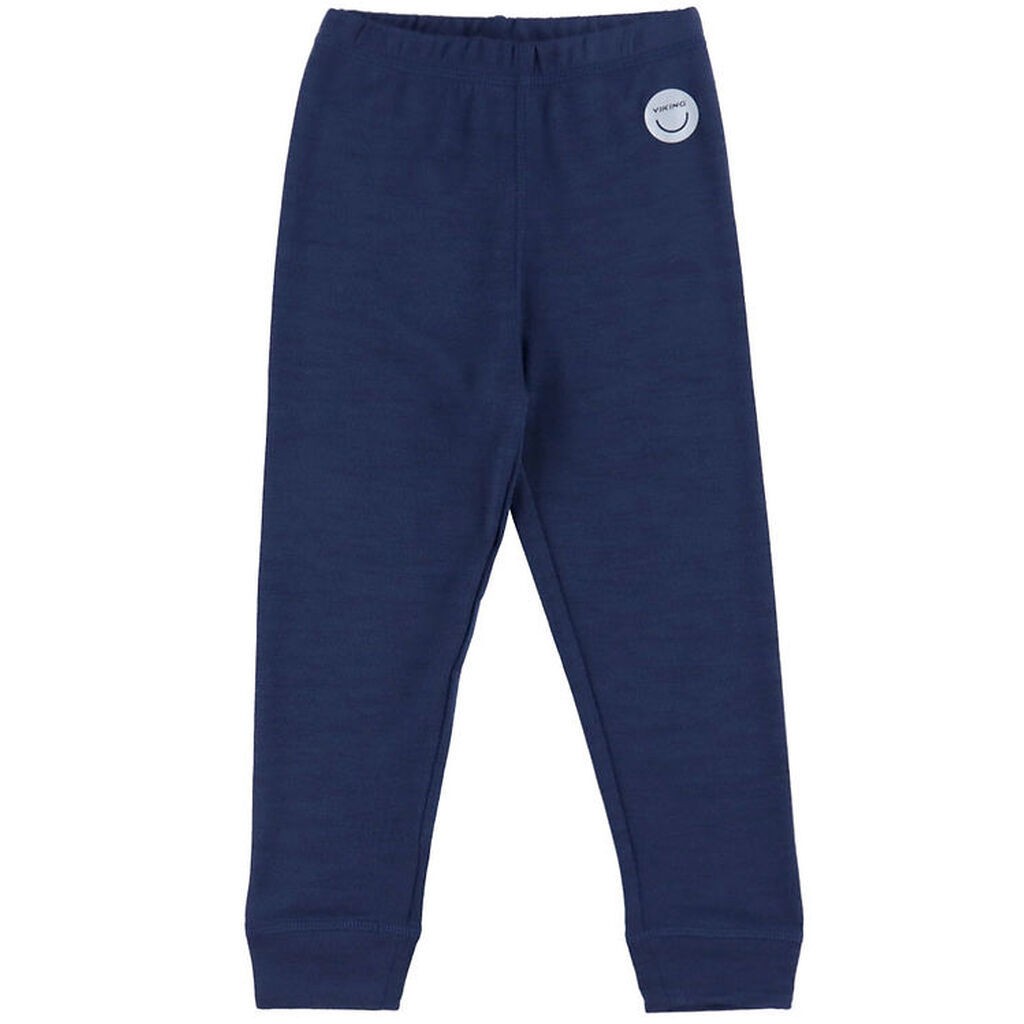 Viking Bukser - Uld/Viskose - Soft Baselayer Merino - Navy