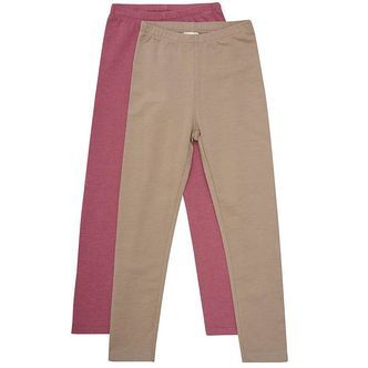 Minymo Leggings - 2-pak - Apple Butter