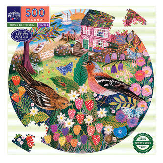 Eeboo Puslespil - 500 Brikker - Birds By The Sea