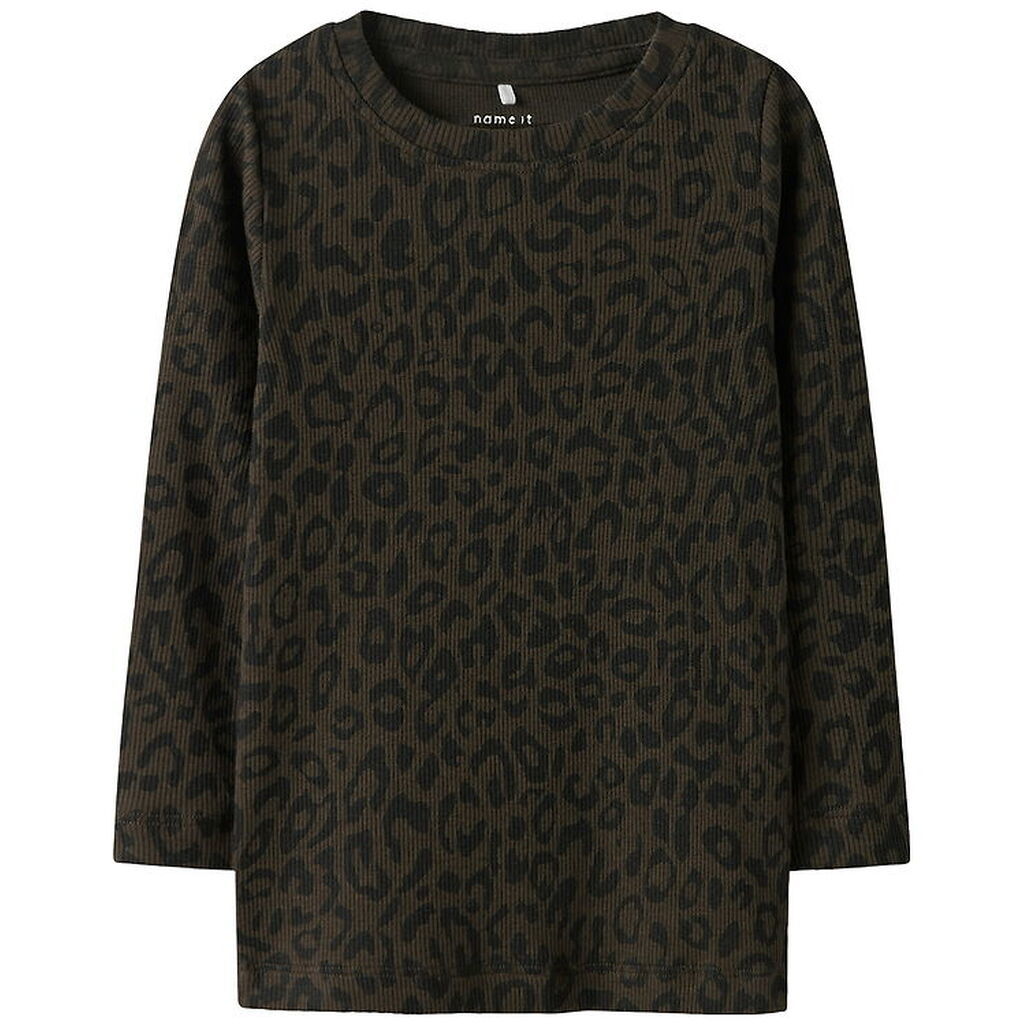 Name It Bluse - Rib - Leo - NmfLeleo - Delicioso