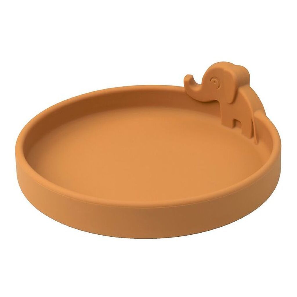 Done By Deer Tallerken - Silikone - Elphee - Mustard