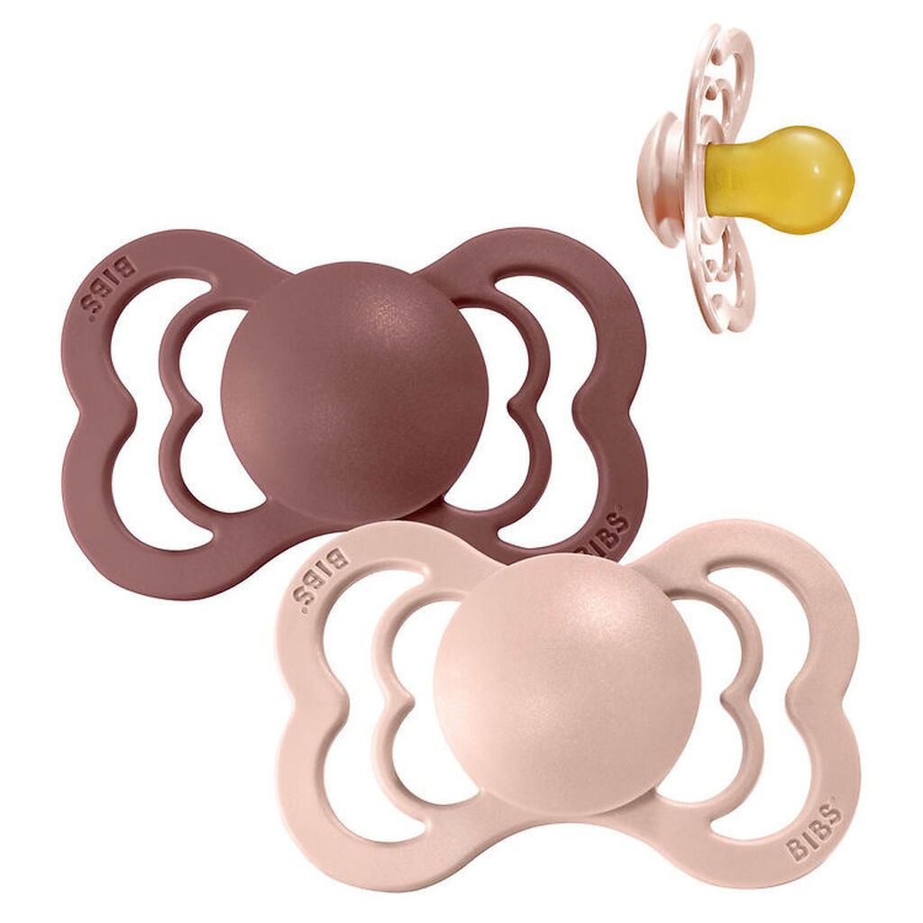 BIBS Supreme Sutter - Str. 2 - 2-pak - Symmetrisk - Woodchuck/Bl