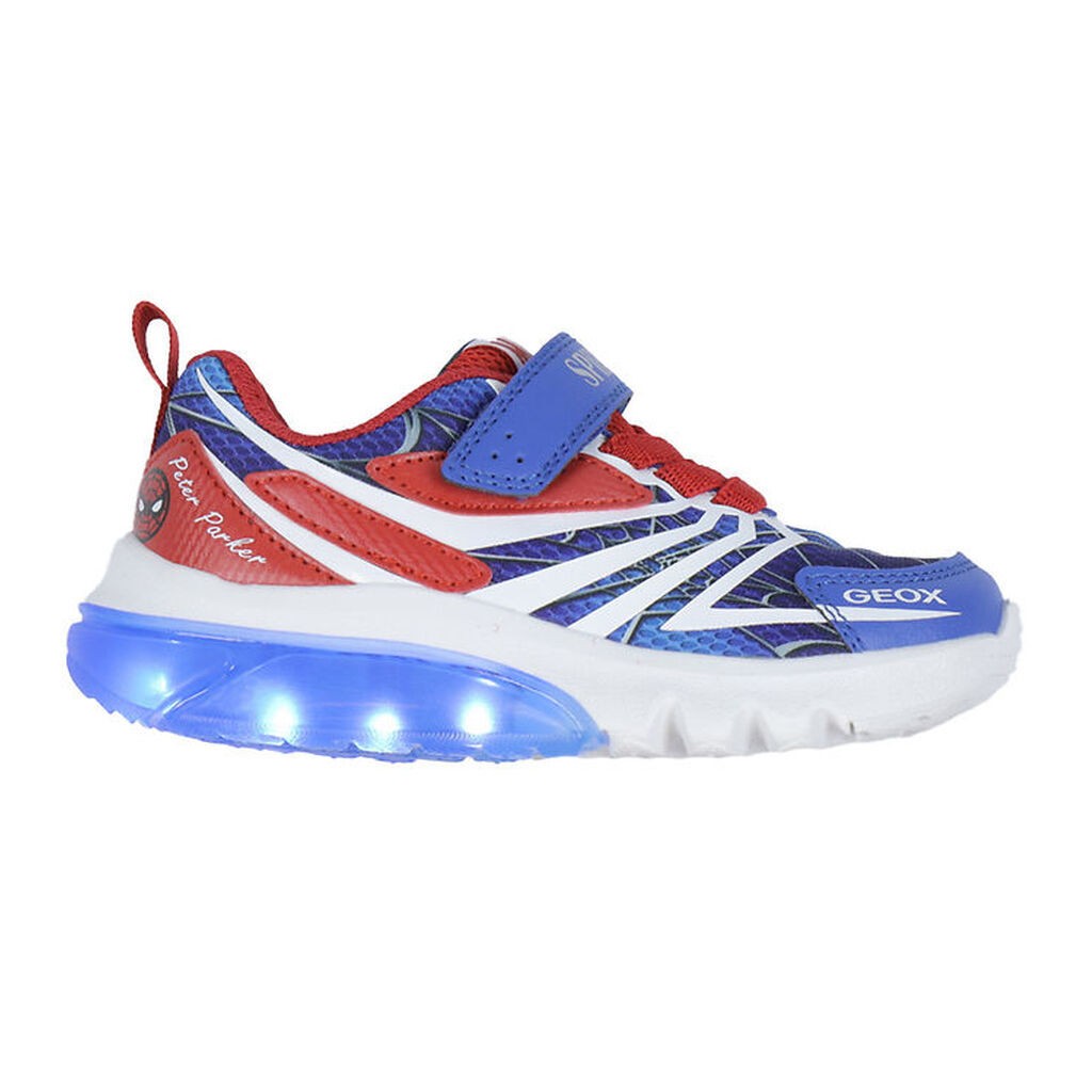 Geox Blinkesko - J Ciberdron - Marvel Spider-Man - Royal/Red