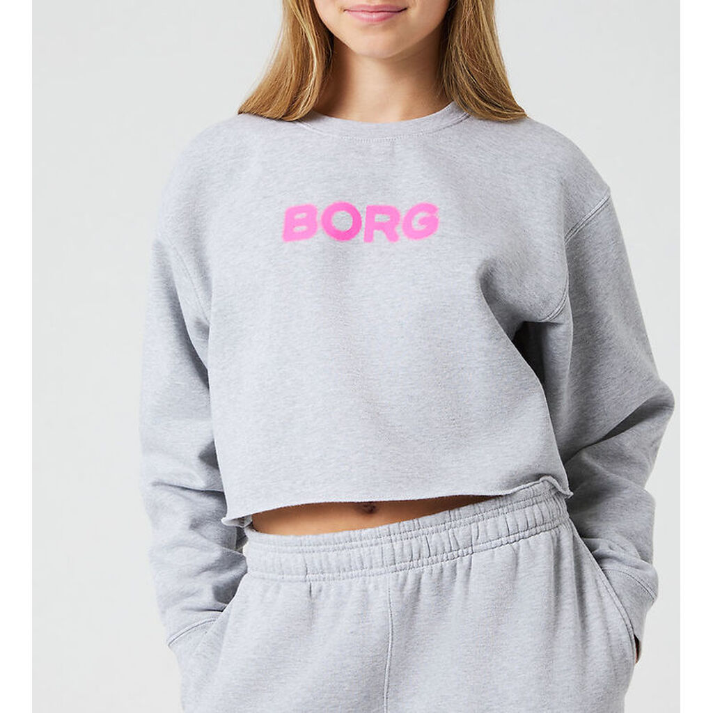 Björn Borg Sweatshirt - Lys Grå Meleret