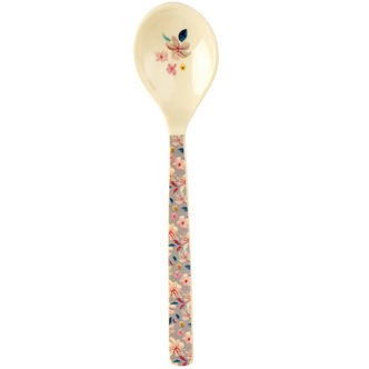 Rice Ske - Melamin - Tea - Sand/Small Sandy Flower