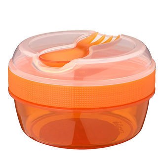 Carl Oscar Snackboks m. Køleelement - N'ice Cup - 7 cm - Orange