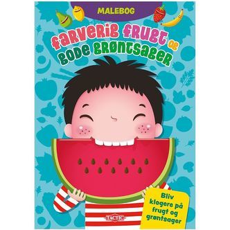 TACTIC Malebog - Farverig Frugt og Gode Grøntsager