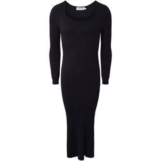 Hound Kjole - Rib - Viskose/Nylon - Sort
