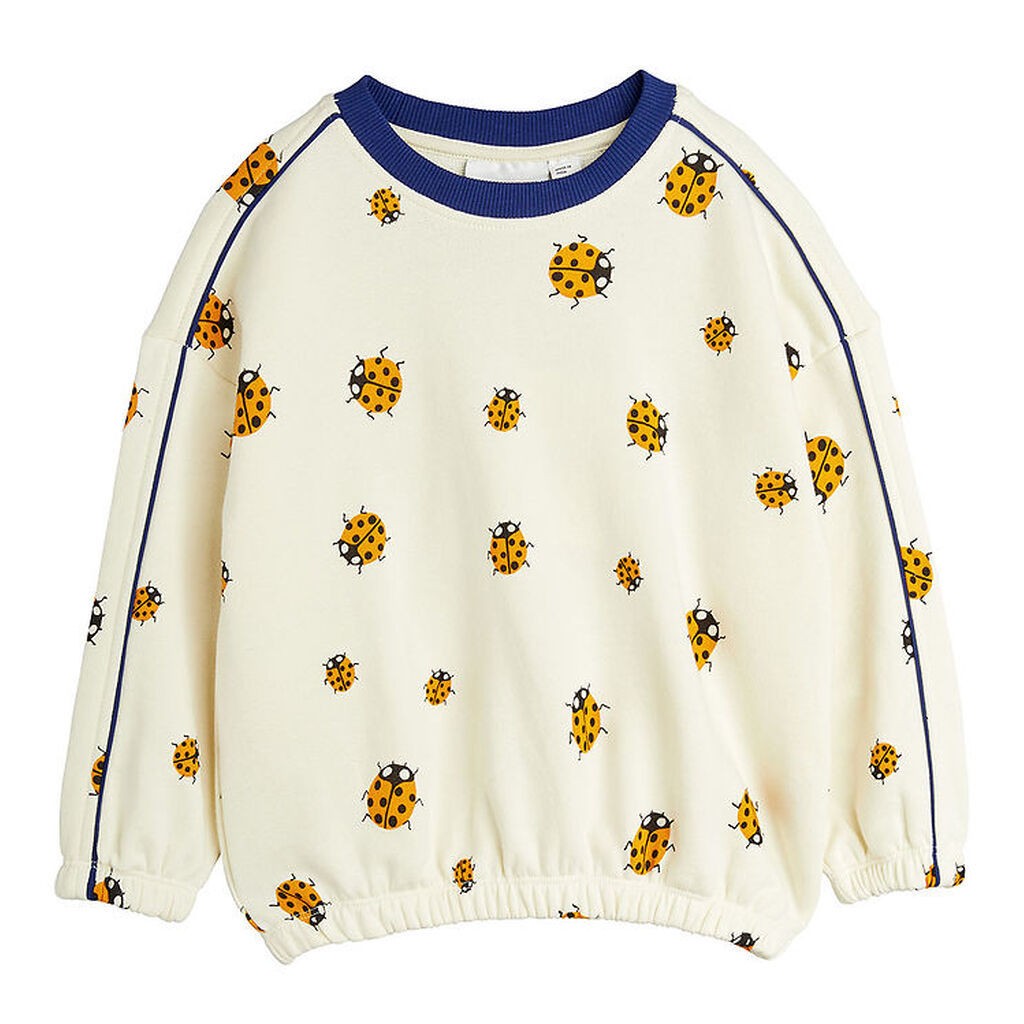 Mini Rodini Sweatshirt - Ladybugs - Off White