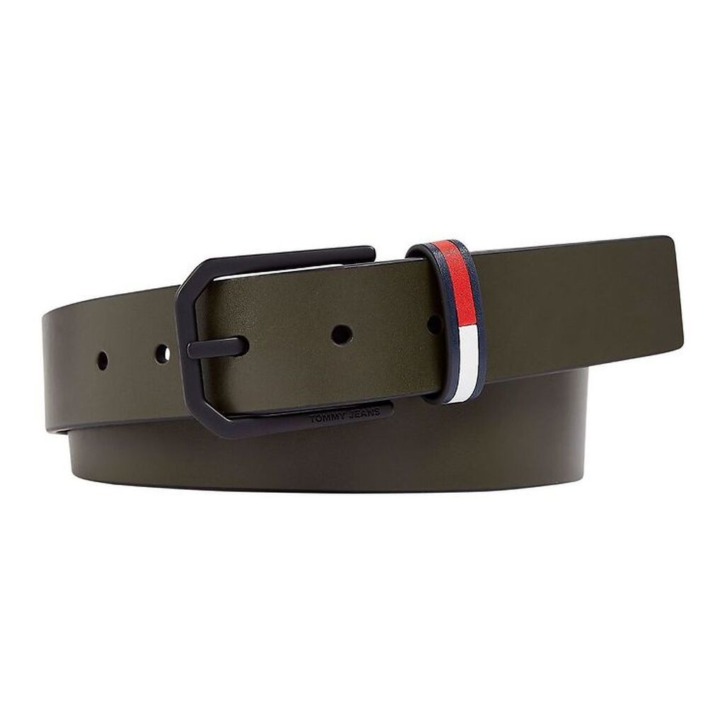 Tommy Hilfiger Bælte - 3,5 cm - Dark Olive