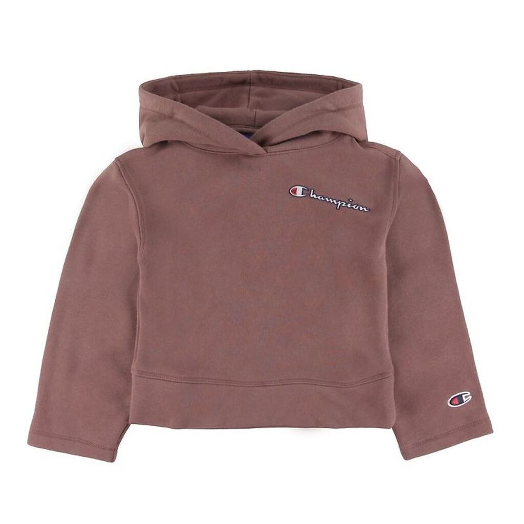 Champion Hættetrøje - Cropped - Brun