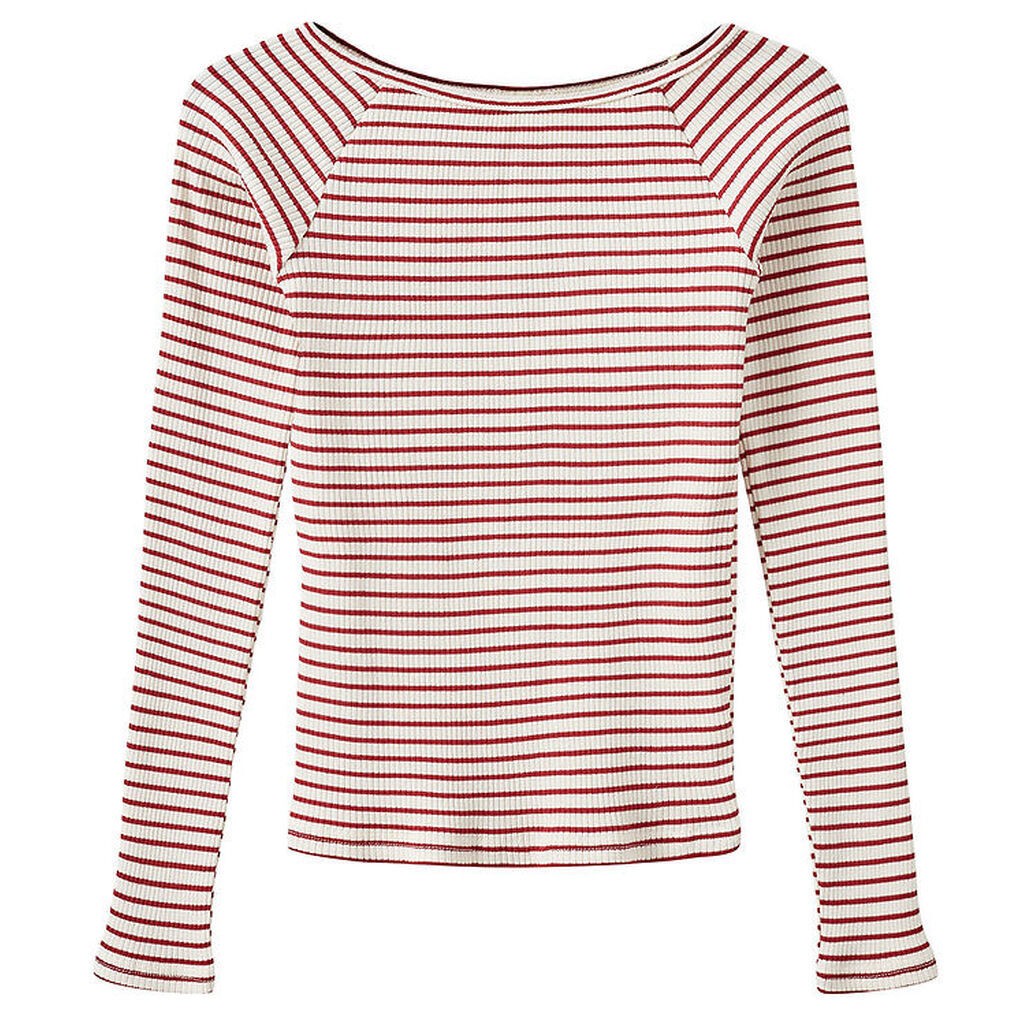 Sofie Schnoor Bluse - Rib - Somasy - Red Striped
