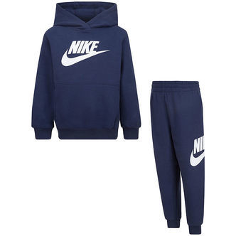 Nike Sweatsæt - Midnight Navy m. Hvid