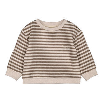 MarMar Sweatshirt - Tammas B - Brown Stripe Melange
