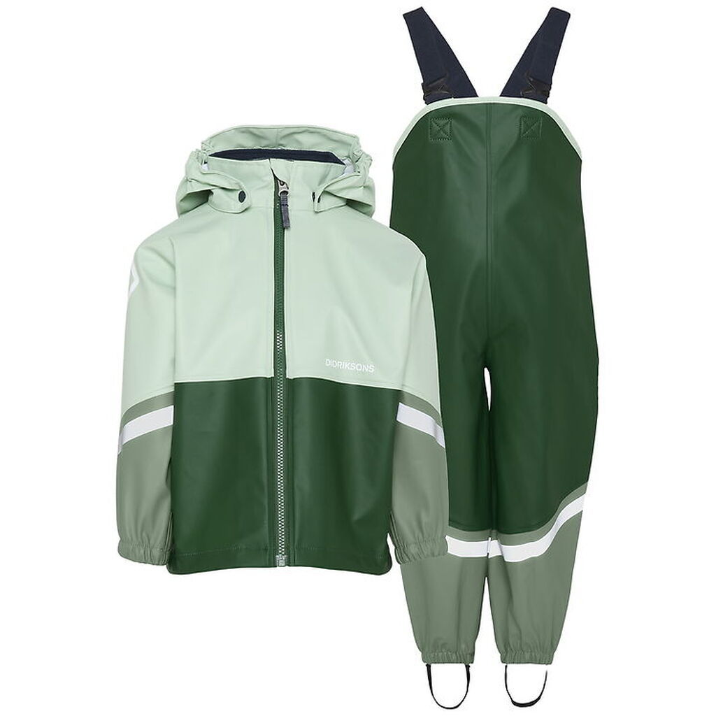 Didriksons Regntøj m. Seler - Waterman - PU - Pine Green