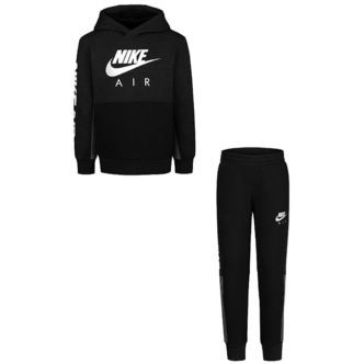 Nike Sweatsæt - Hættetrøje/Sweatpants - Air - Sort