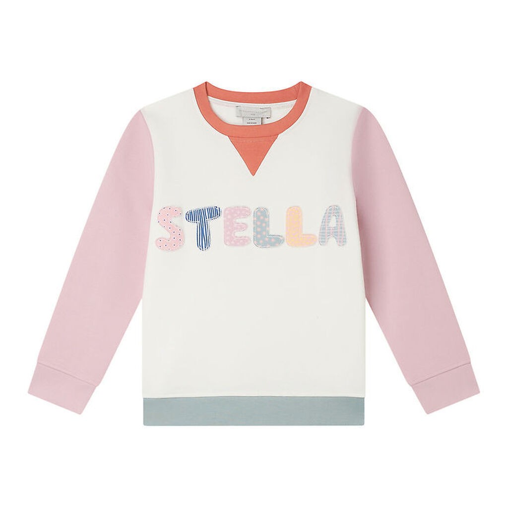 Stella McCartney Kids Sweatshirt - Hvid m. Pastel