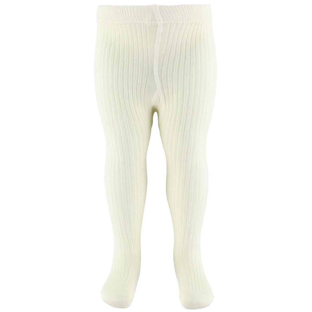 Lil' Atelier Strømpebukser - Rib - NbnRakel - Turtledove/Melange
