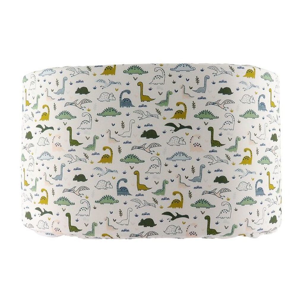 Nørgaard Madsens Sengerand - Hvid m. Dinosaur