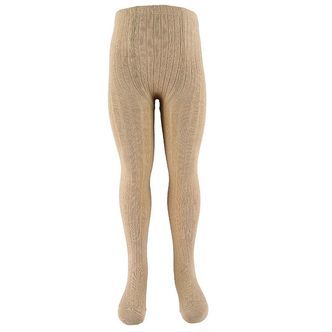 Condor Strømpebukser - Rib - Lys Brunmeleret