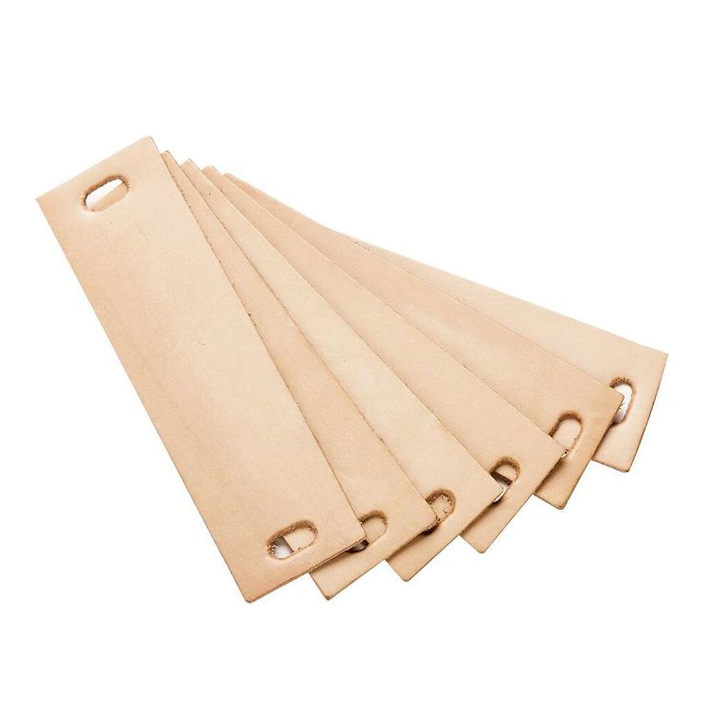 Leander Greb - 6 stk. - Læder - Natur