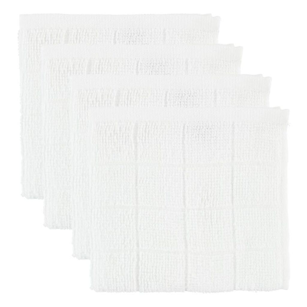 Pippi Vaskeklude - 4-pak - Hvid