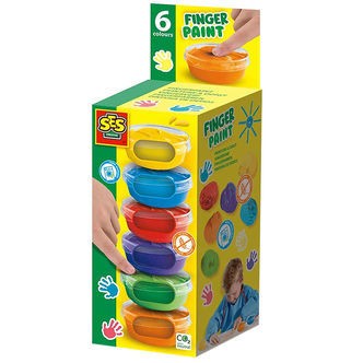 SES Creative Fingermaling - 6x45ml