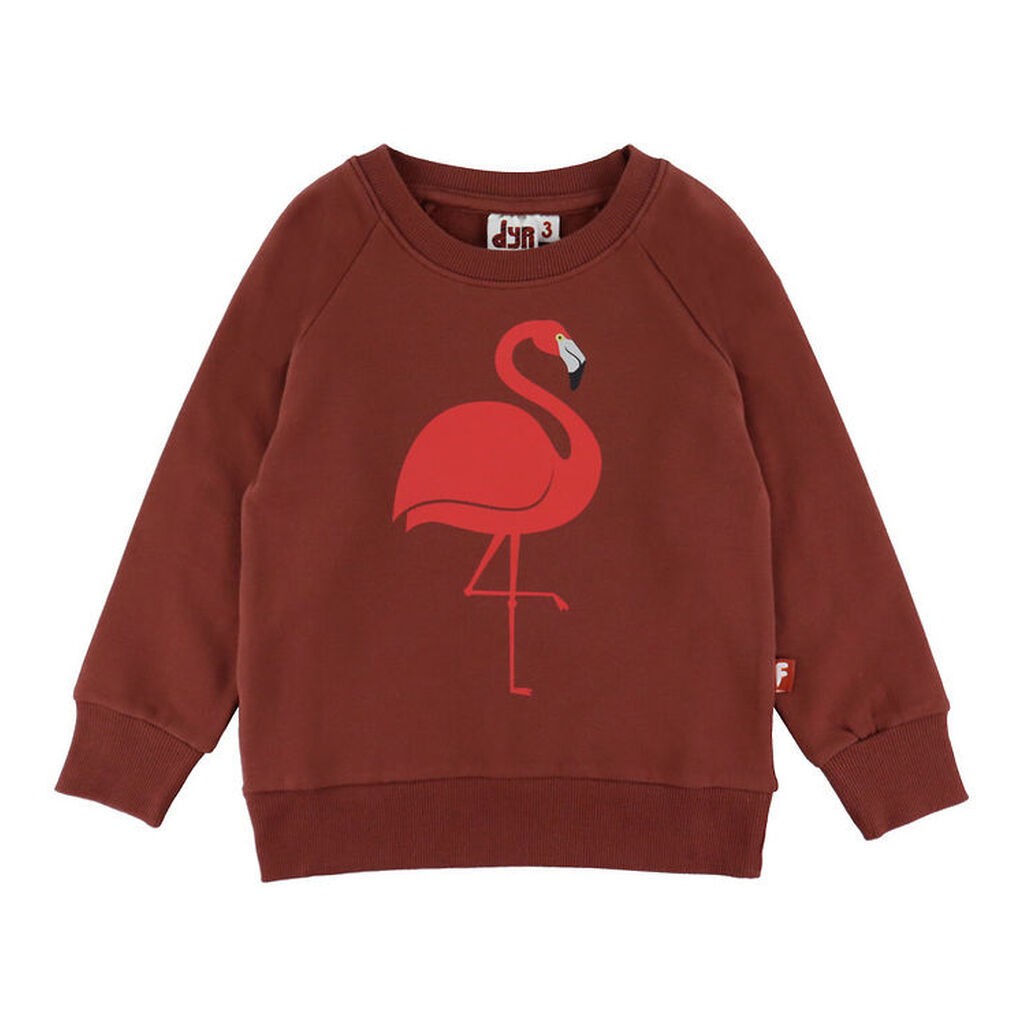 DYR-Cph Sweatshirt - Dyrbellow - Dk Brick Flamingo