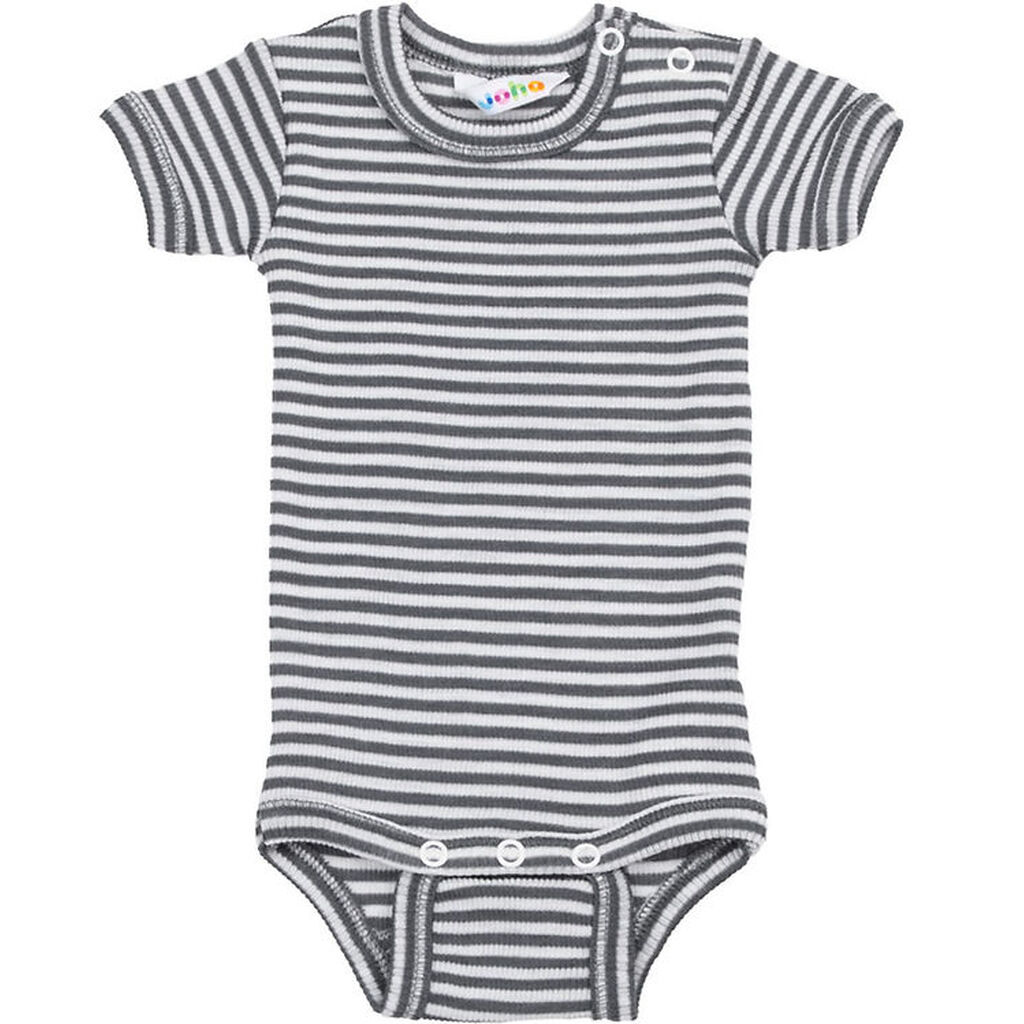 Joha Body K/Æ - Rib - Uld/Silke - Mørkegrå