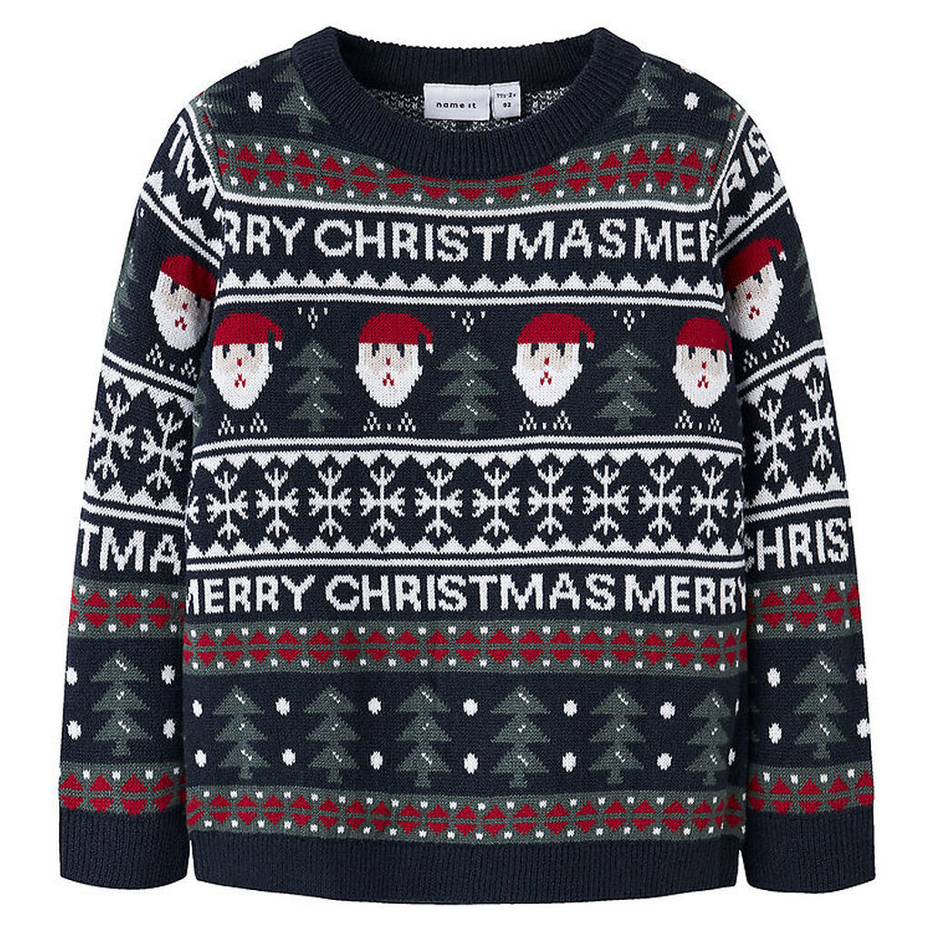 Name It Bluse - NmnRastokka - Strik - Dark Sapphire