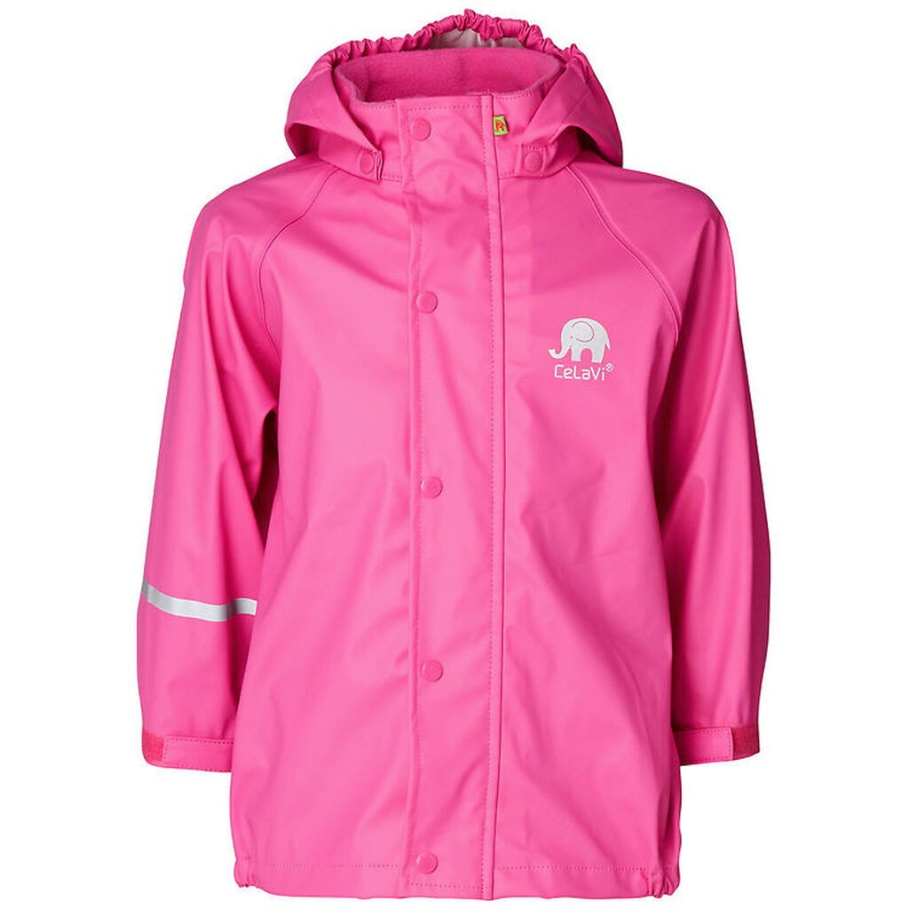 CeLaVi Regnjakke - PU - Real pink