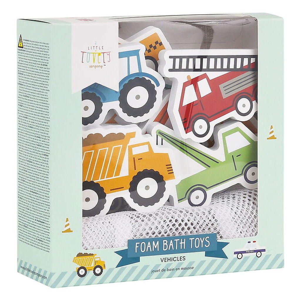 A Little Lovely Company Badelegetøj - 14 stk. - Vehicles