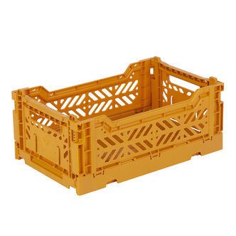 Aykasa Foldekasse - 27x17x11 cm - Mini - Mustard
