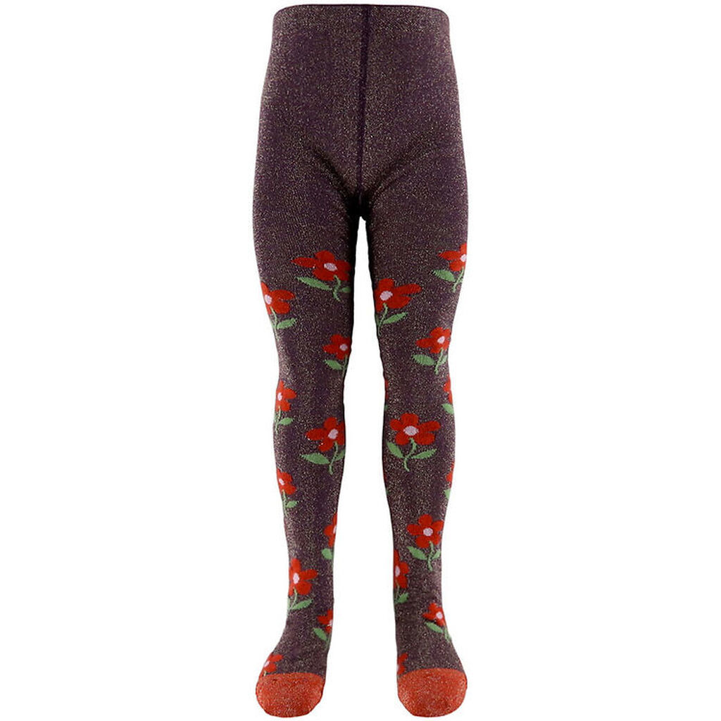 Melton Strømpebukser - Glimmer - Hortensia m. Glimmer