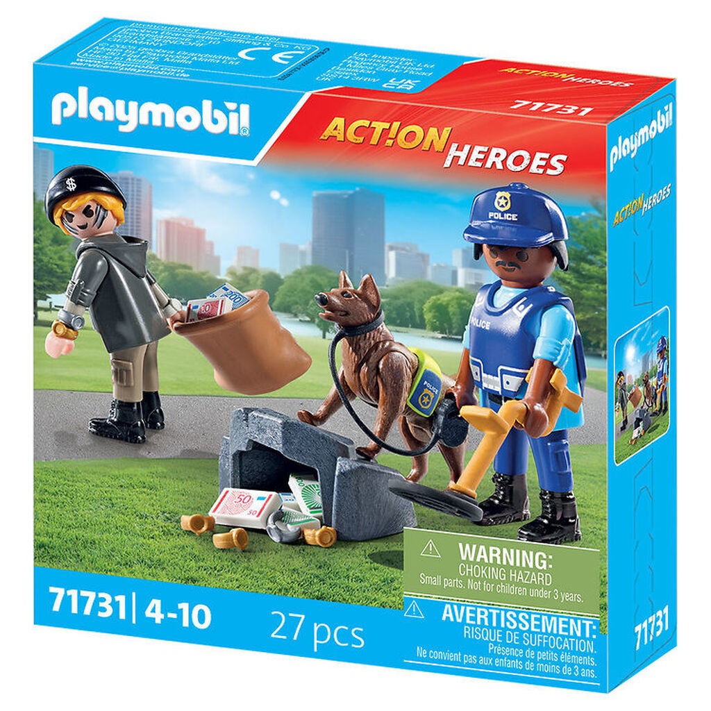 Playmobil Action Heroes - Politieftersøgnin... - 71731 - 27 Dele