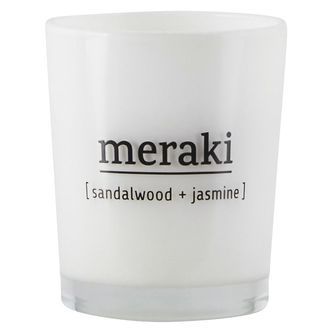 Meraki Duftlys - 60 g - Sandeltræ & Jasmin