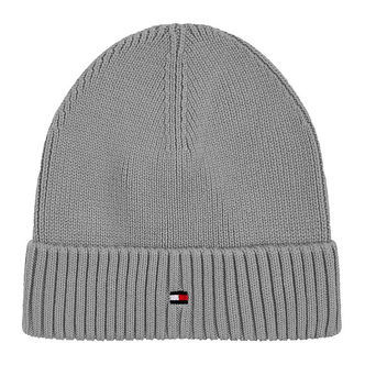 Tommy Hilfiger Hue - Strik - Small Flag - Light Grey Heather
