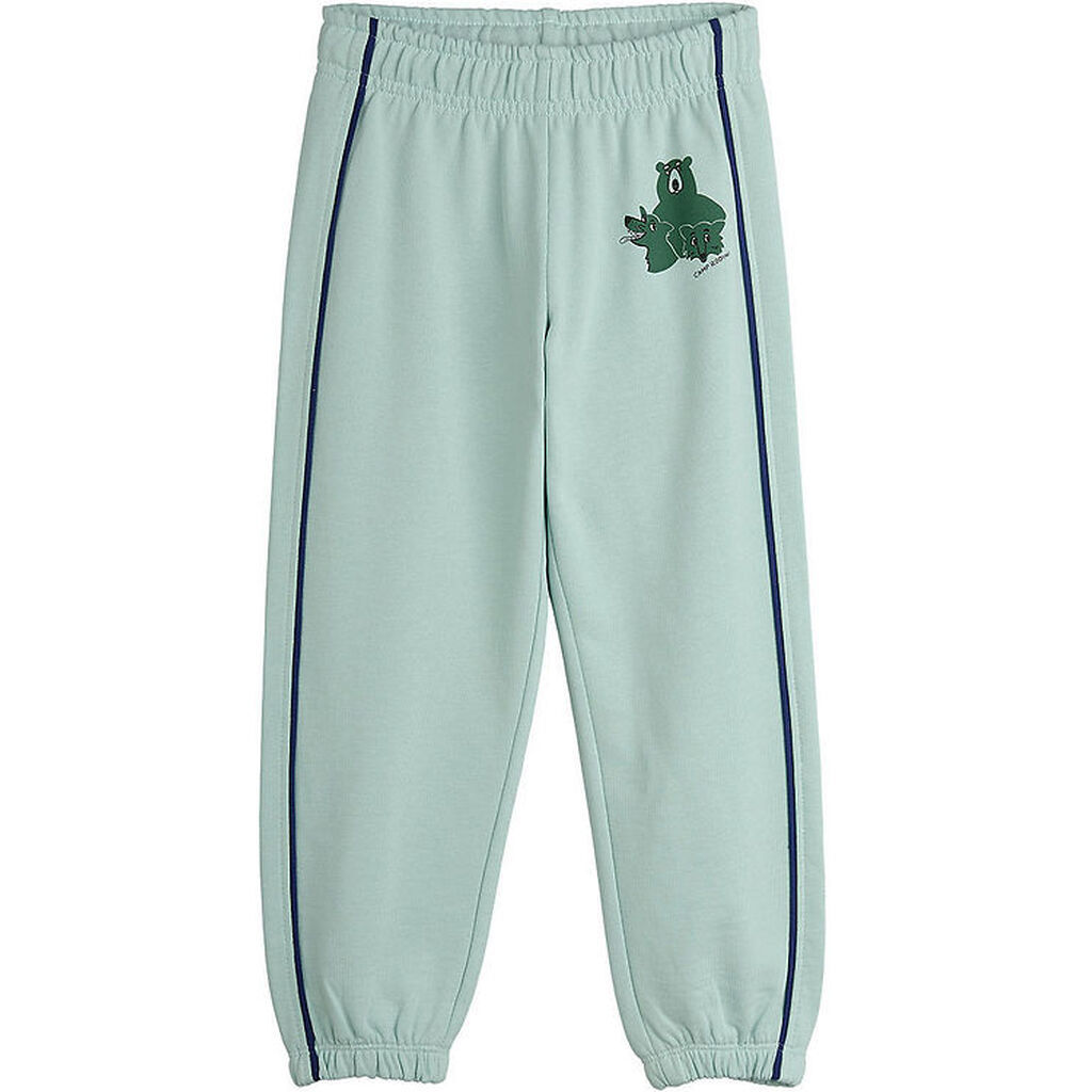 Mini Rodini Sweatpants - Lysegrøn m. Vilde Dyr