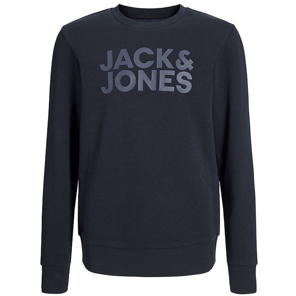 Jack & Jones Sweatshirt - JjeCorp Logo - Navy Blazer/BIG TONAL