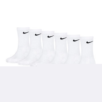 Nike Strømper - Cushioned - Dri-Fit - 6-Pak - Hvid