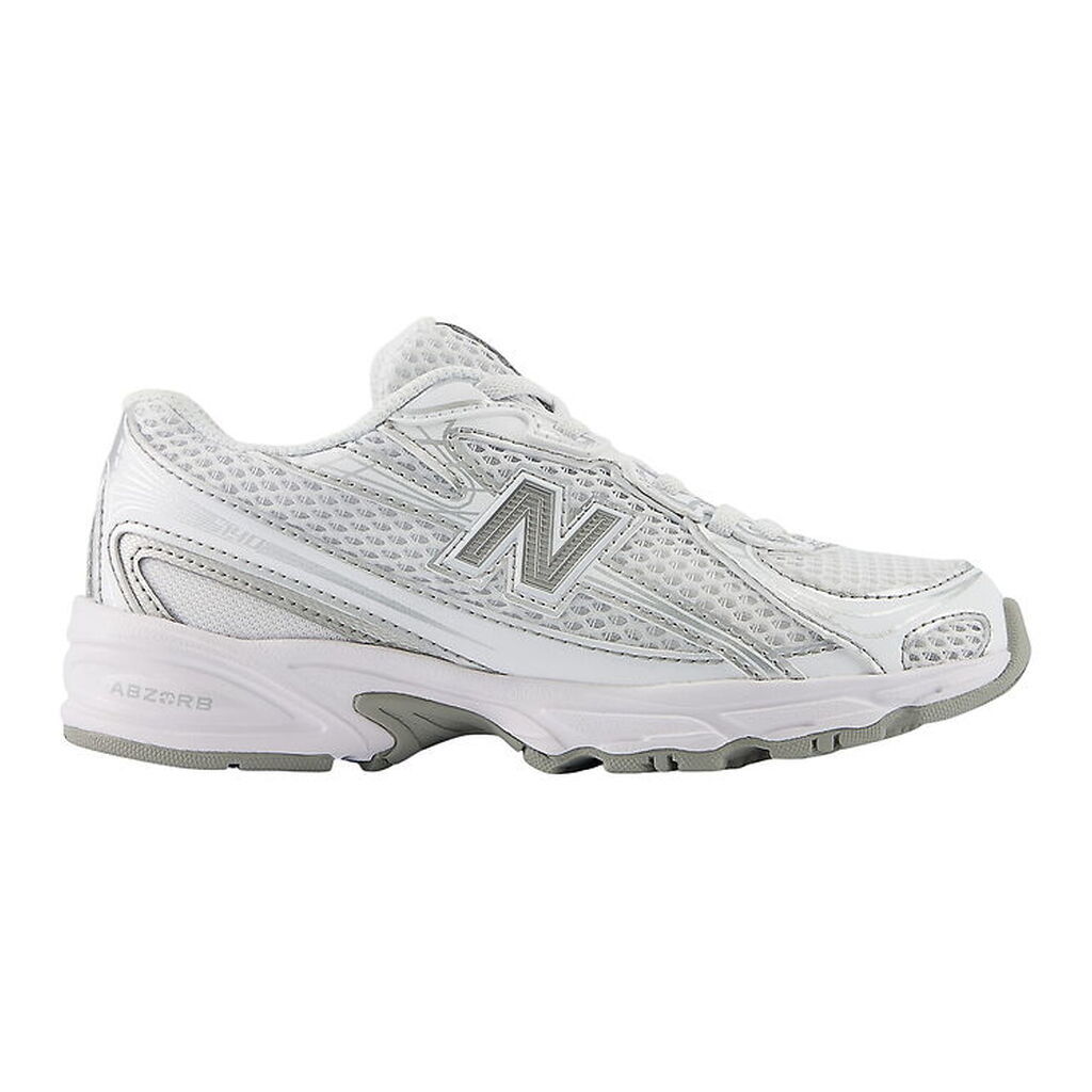 New Balance Sko - 740 - Hvid/Silver Metallic WM